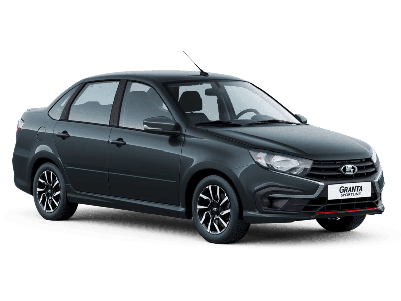 Купить Lada Granta Sportline в Ростове-на-Дону - СЕРЕБРИСТО-ТЕМНО-СЕРЫЙ "БОРНЕО" (633) - МЕТАЛЛИК